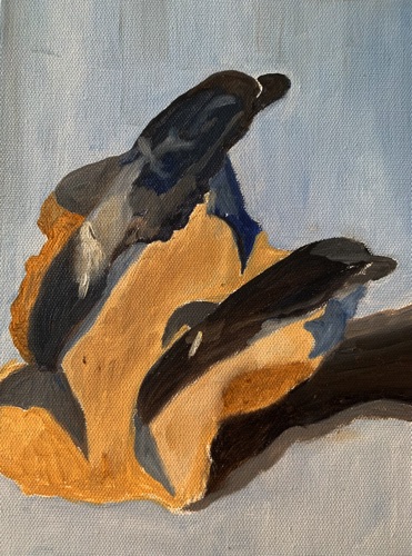 EMERGING DOLPHINS
Oil on Canvas
25.5 X 20 CM
$50.00 EMERGING DOLPHINS
Oil on Canvas
25.5 X 20 CM
$50.00